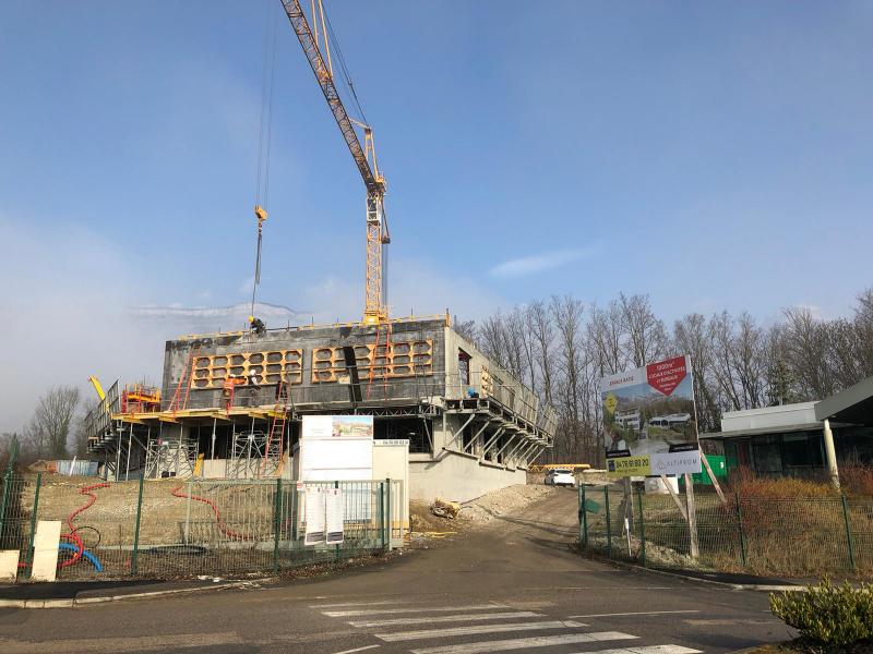 Le bâtiment Espace Batie prend forme