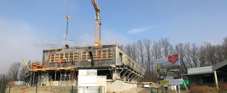 Le bâtiment Espace Batie prend forme